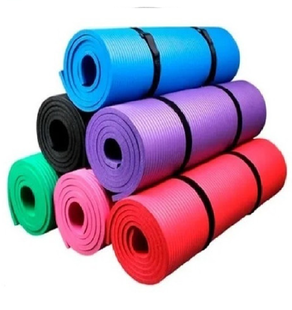 Mat De Yoga Alfombra Espesor 10mm Extra Resistente,(gruesa)-0