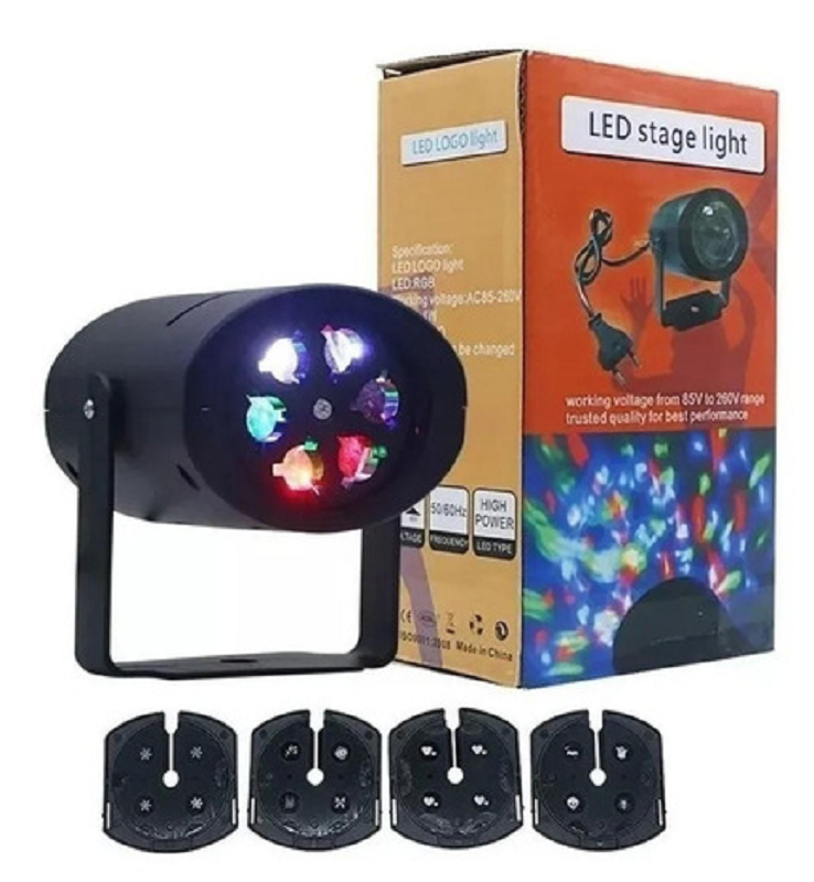 Proyector Led Lampara, Figuras Navideñas Corazones B11-3