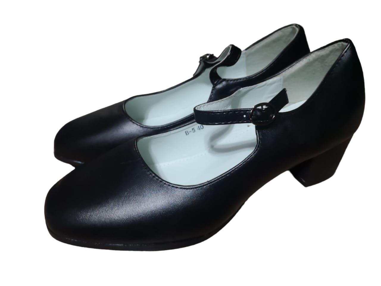 ZAPATO DE CUECA HUASA NEGRO-1