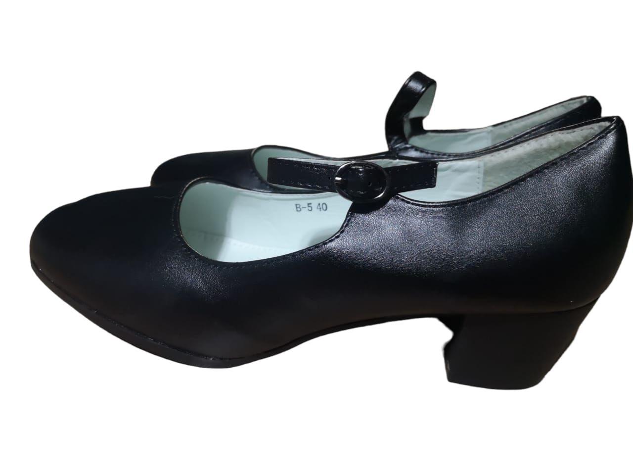 ZAPATO DE CUECA HUASA NEGRO-2