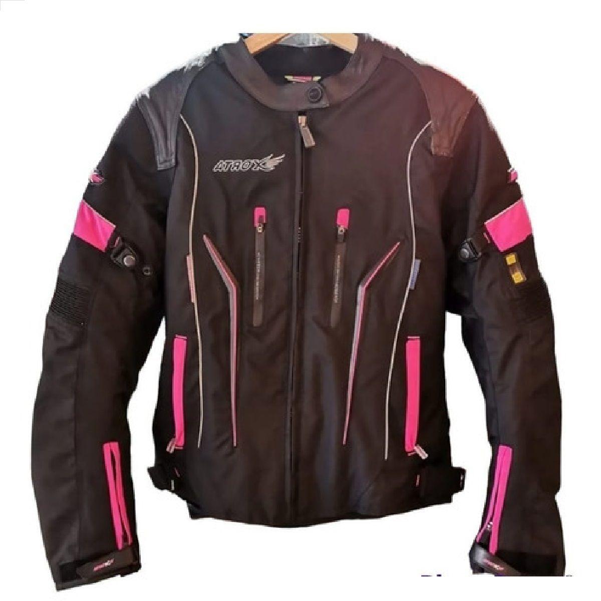 Chaqueta Atrox At2419 Mujer Negro/rosa-3