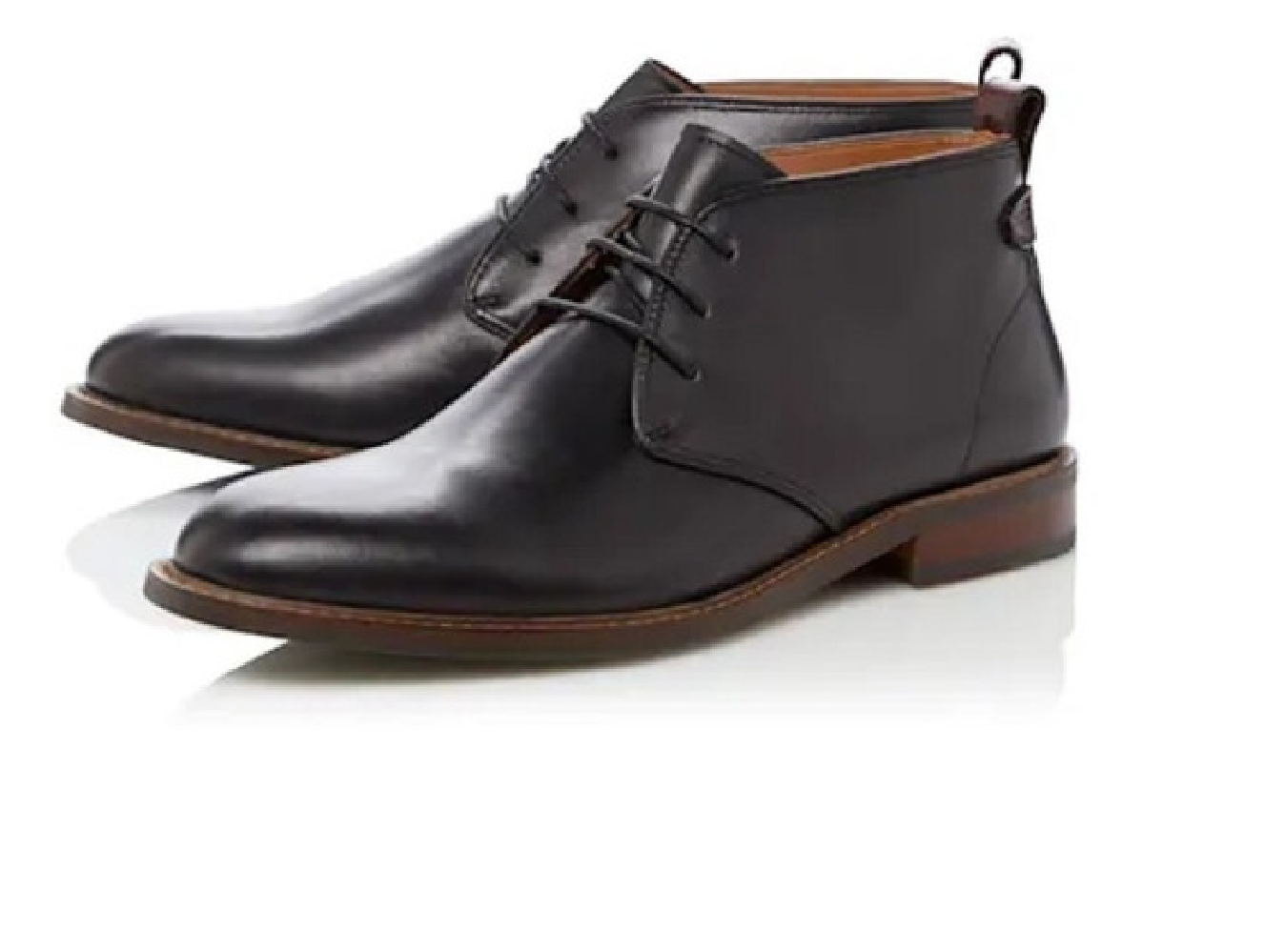 Zapato Dune London Negro Marchin Cod: 388-2