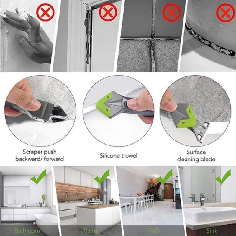 Raspador Sellador Silicona Calafateo Removedor 5en1 /c1-3