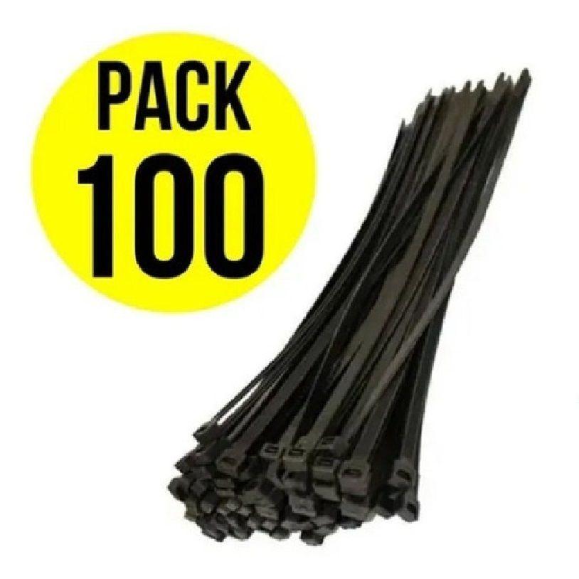 Brida Amarra Abrazadera Plástica 300X4.8mm 100 Unidade B42-1