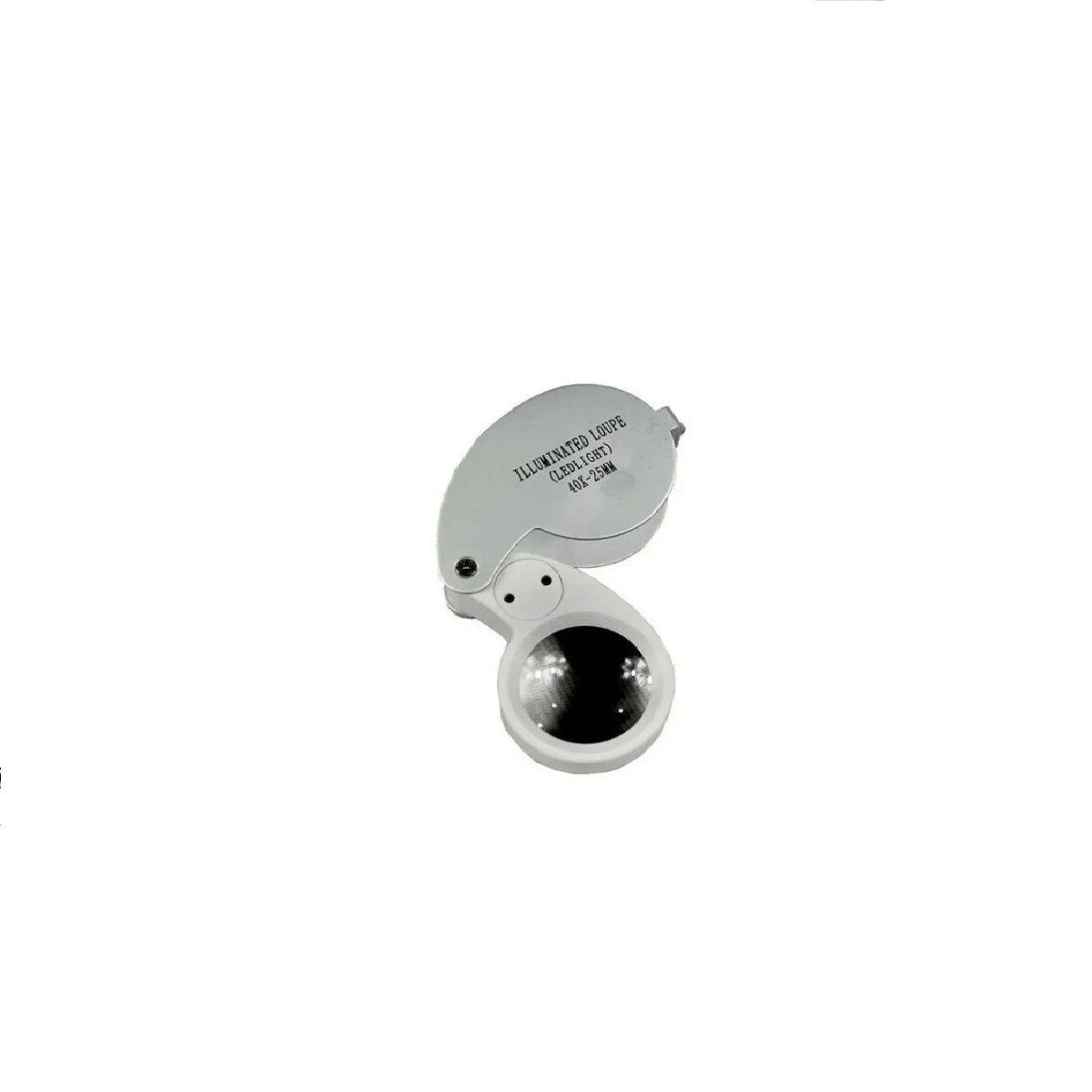 Lupa Para Joyeria Con Luz Led 40x B35-0