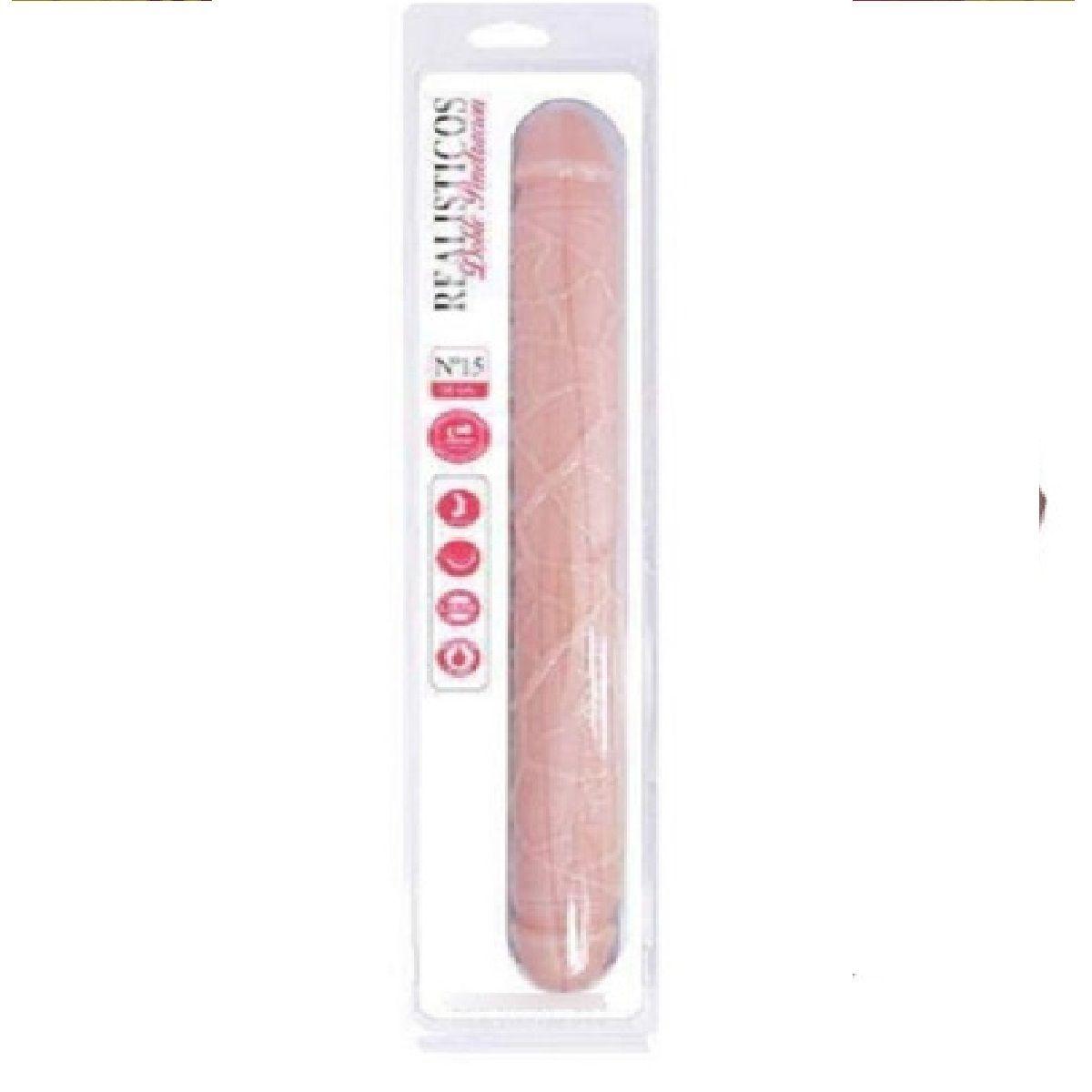 Juguete Sexual Dildo Realistico Doble Penetracion N° 15-1