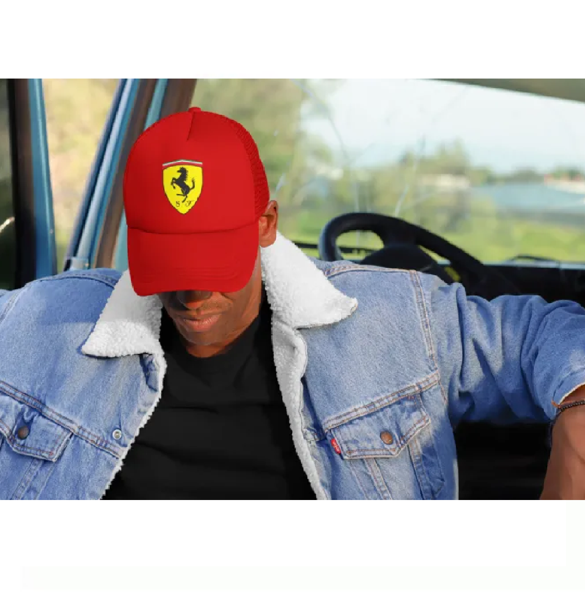 Gorra Ferrari Rosso Corsa-3