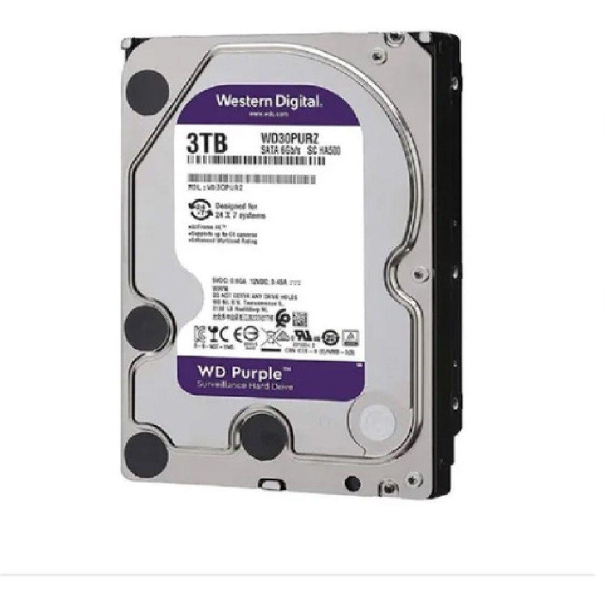 Disco Duro Western Digital Purple 3tb Wd30purz B8-1