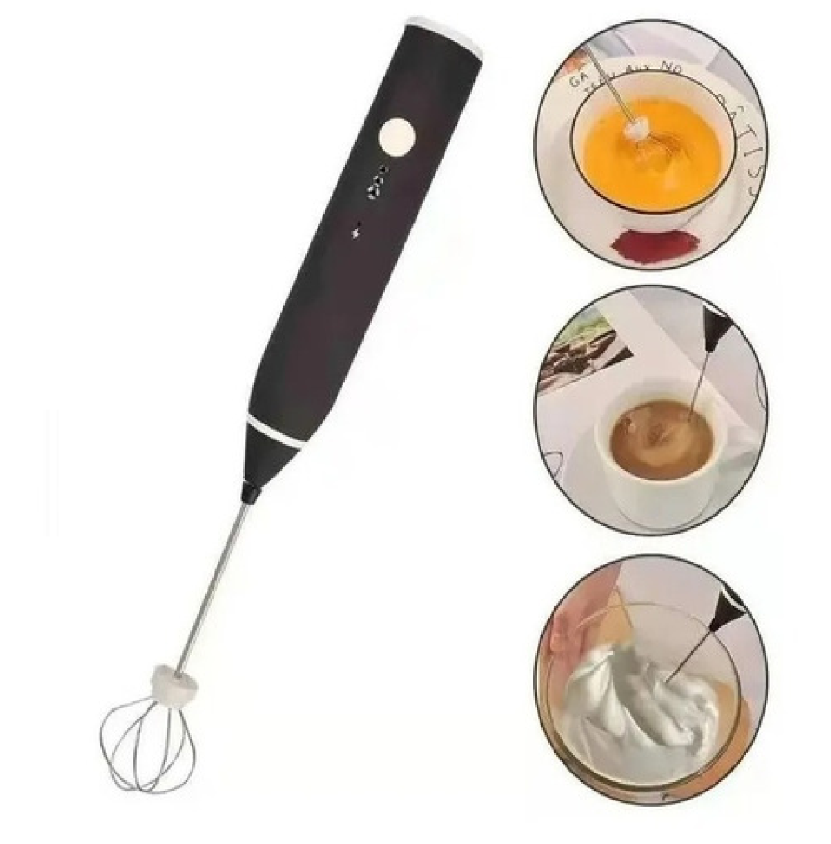 Mini Batidor Revolvedor De Café Y Espuma Leche Recargable-0