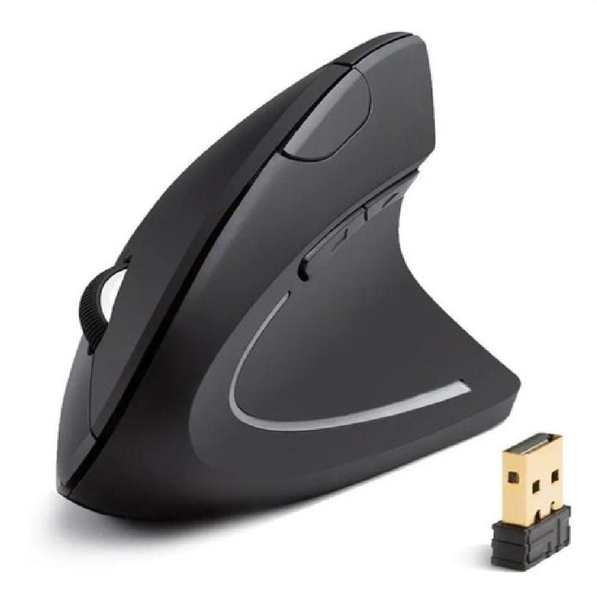 Mouse Optico Vertical Ergonomico Inalambrico B10-8