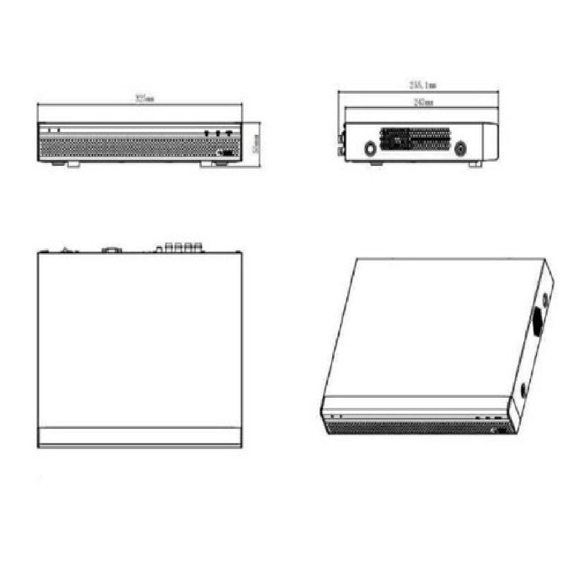 Xvr Grabador 16 Canales Penta-brid 4k Compact 1u Dahua-1