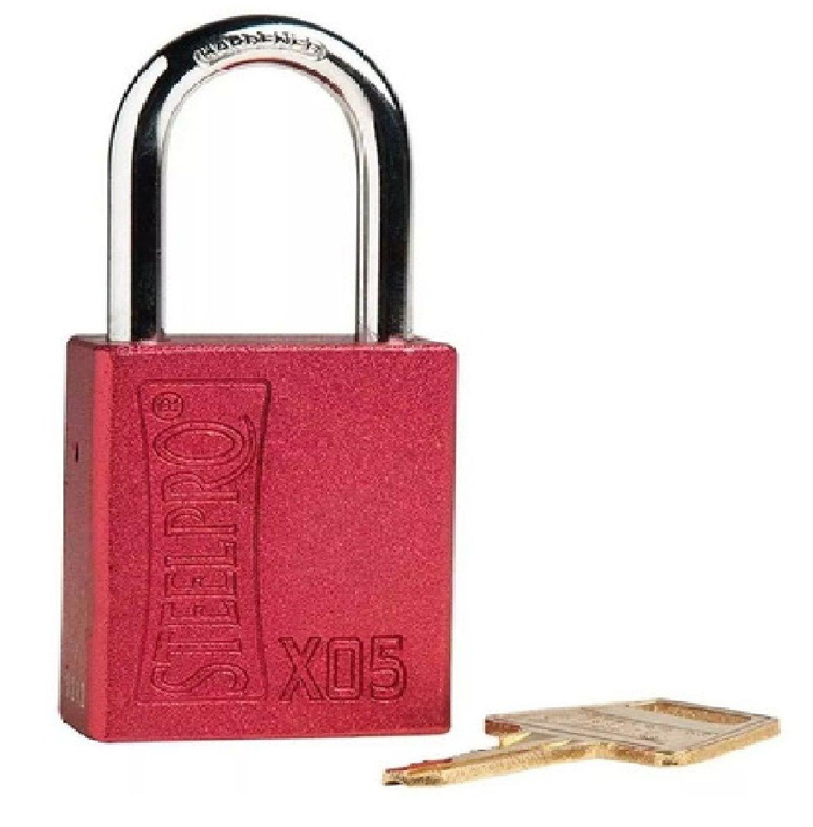 Candado Lock Out Steel-pro X05 Rojo-1