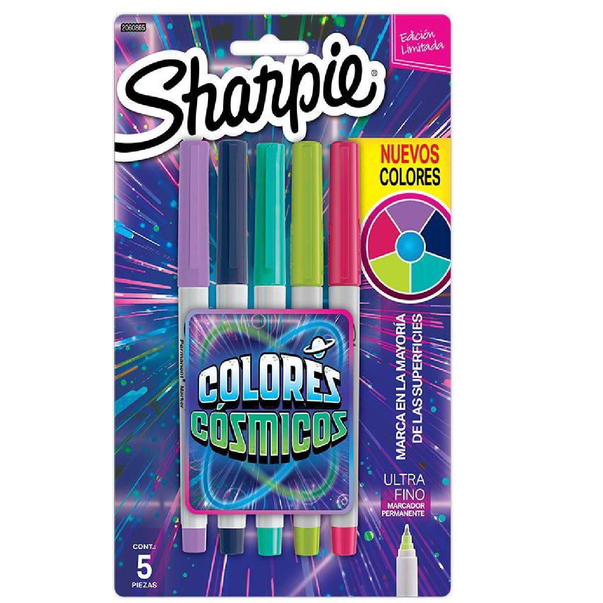 Set 5 Plumones Sharpie Colores Cosmicos-0