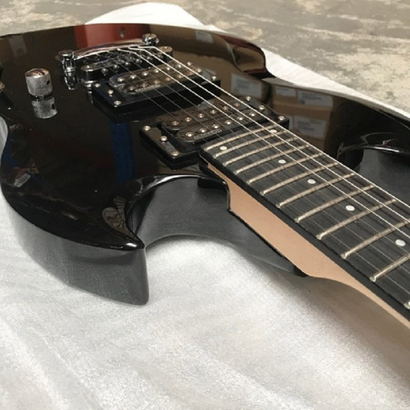 Guitarra Eléctrica De Doble Cutaway Viper 10 Kit Blk-1