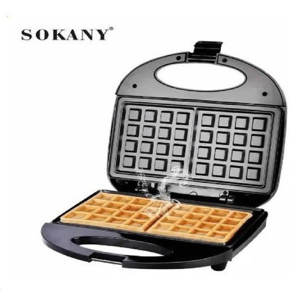 Máquina Para Waffles, Waflera Eléctrica Sokany-2