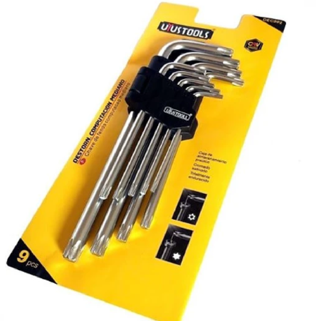 Juego Llaves Torx 9 Pzas. Uyustools B26-0