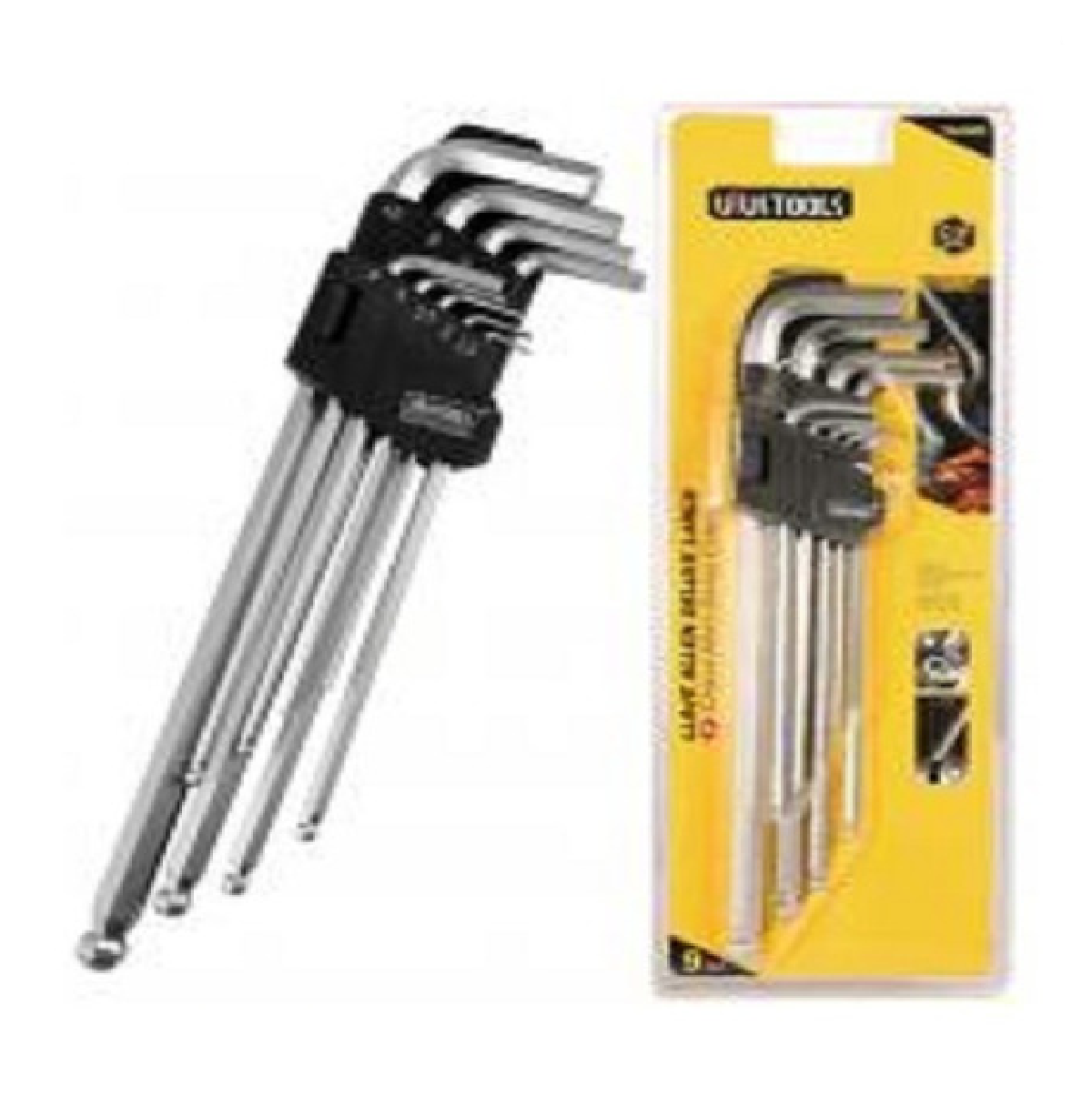 Llave Allen Uyustools 9 Piezas Deluxe Largo Yaa903 B26-0