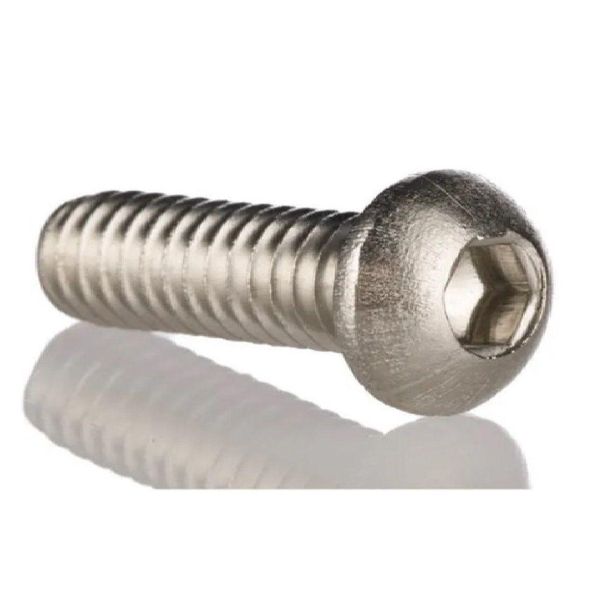 Tornillo Allen, Acero Botón De Huella Allen M6 X 16mm 1mm B9-2