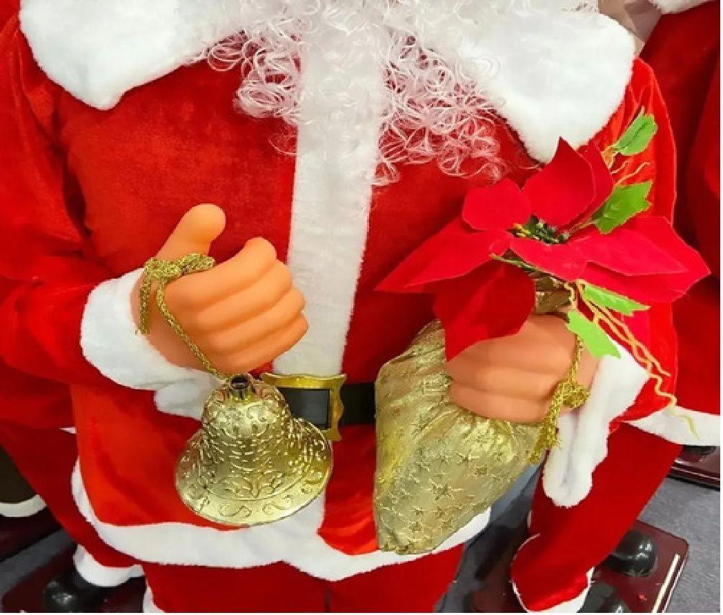 Viejo Pascuero Musical 180 Cms, Sensor Infrarrojo Y Voz.-m40-0