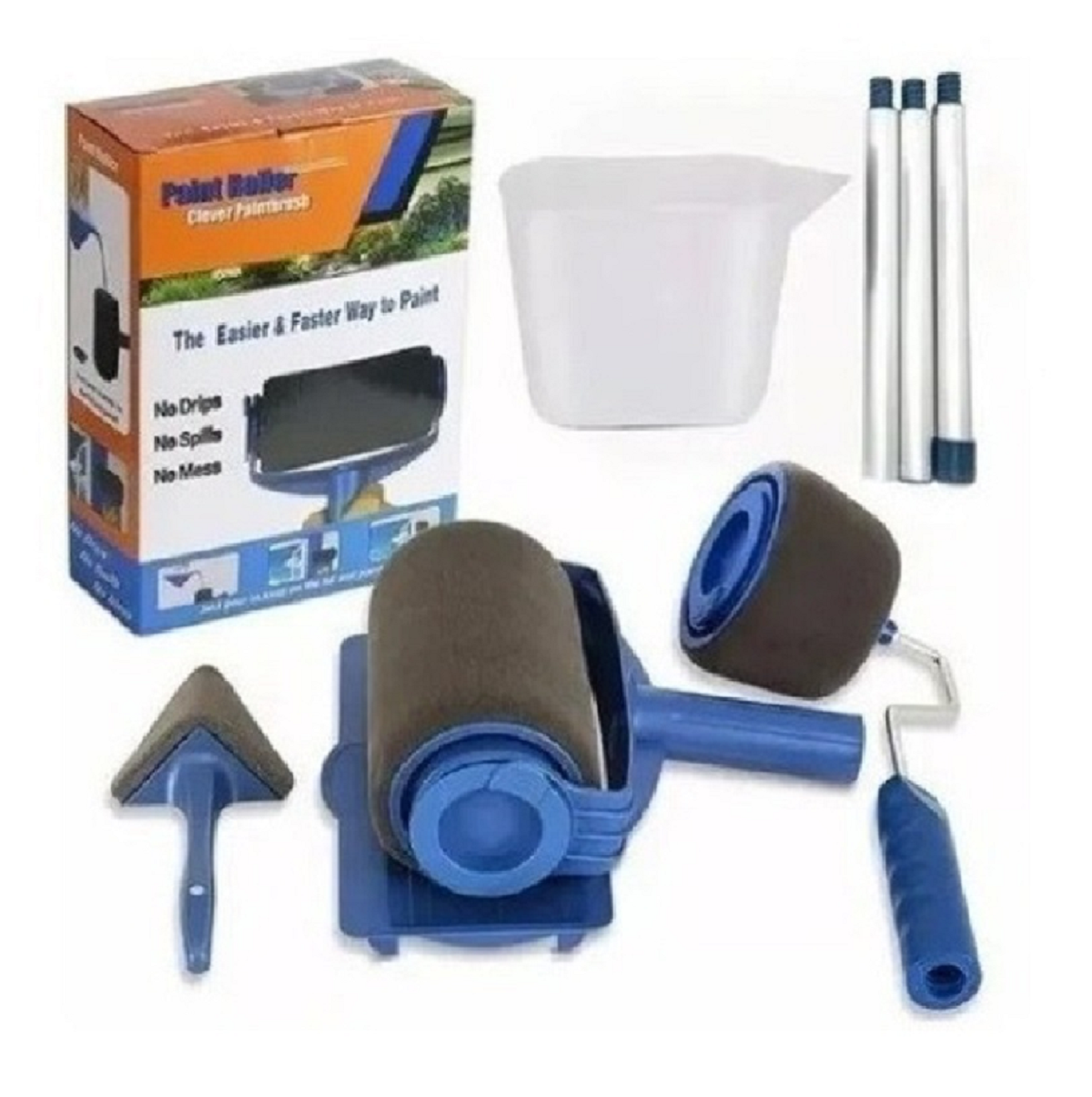 Set De Rodillo De Pintura Antiderrame Recargable Fácil B2-1