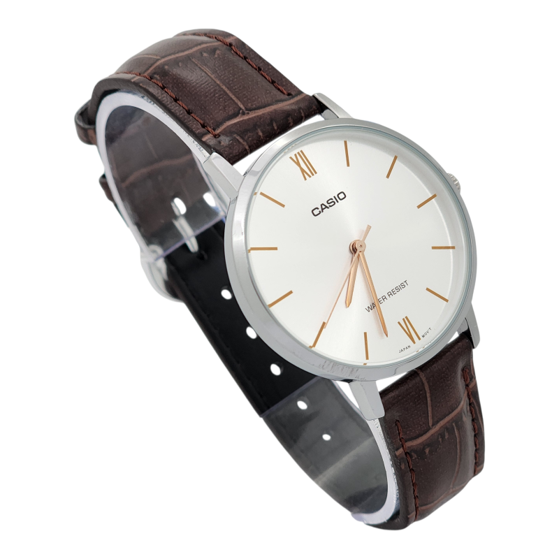 Reloj Casio Mujer Análogo LTP-VT01L-7B2 Cuero cafe-2