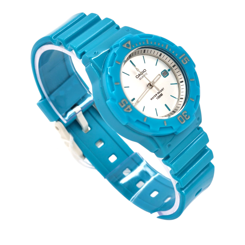 Reloj Casio Mujer LRW-200H-2E3V Correa Celeste Color Del Bisel Celeste resina-2