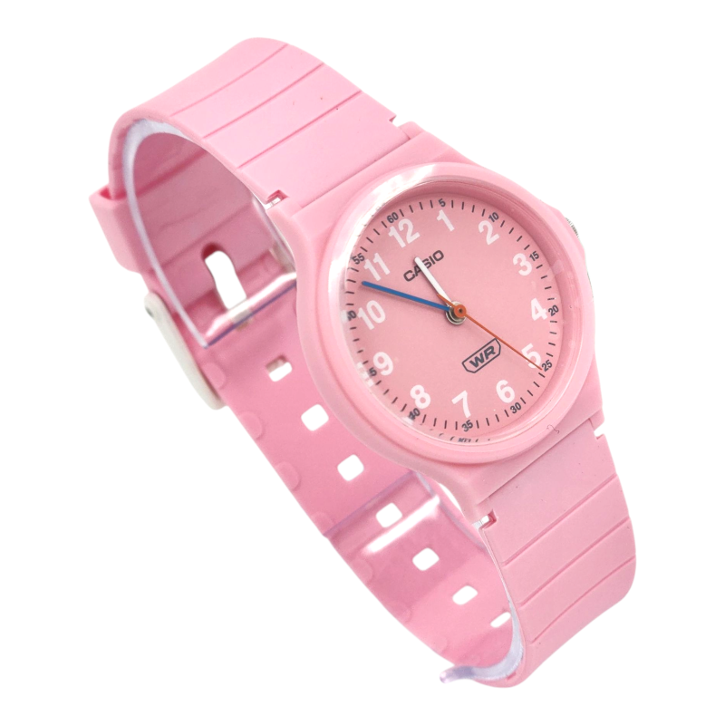 Reloj Casio Timeless Collection Lq-24b-4bdf Con Correa Rosa, Fondo Rosa. Resina-2