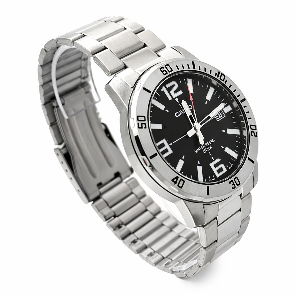 Reloj Casio caballero MTP-VD01D-1BV correa acero inoxidable-2
