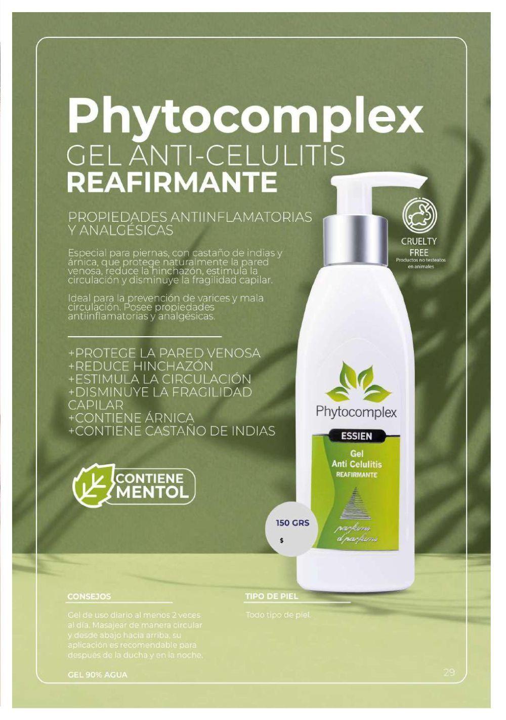 Crema Gel Anticelulitis Mentolada rnica Essien 150gr-2