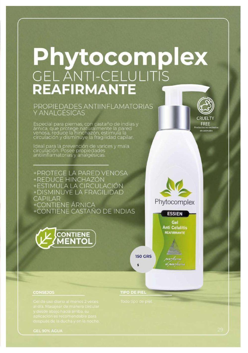 Crema Gel Anticelulitis Mentolada rnica Essien 150gr-2