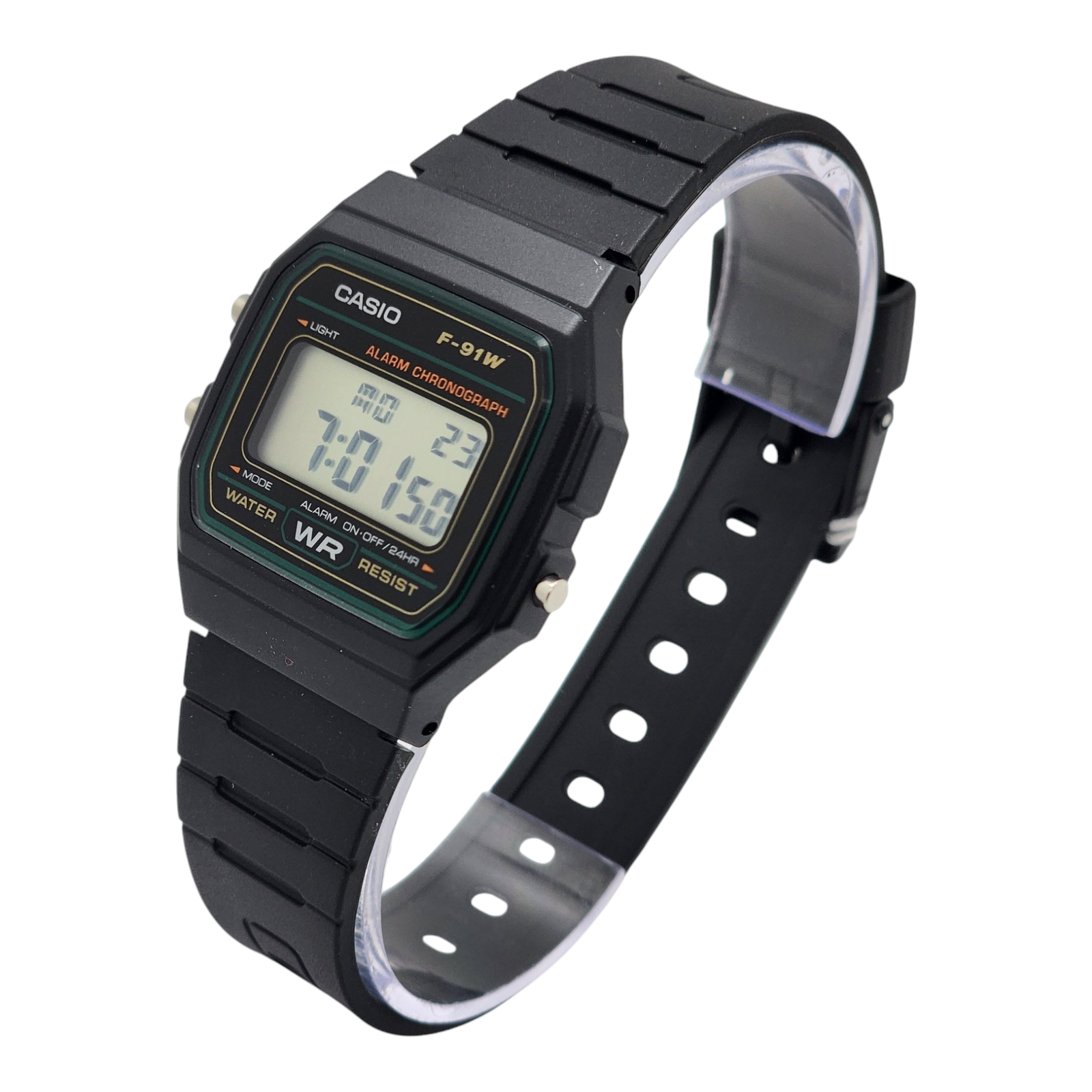 Reloj De Pulsera Casio Colección F-91W-3 correa resina negro-2