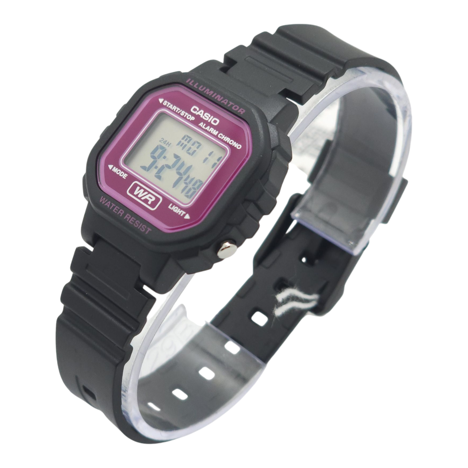 Reloj Casio Unisex La-20wh-4adf resina correa negro-2