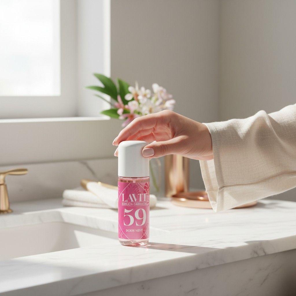 Splash body mist B059 lavit rosado edición carnaval 100ml-4
