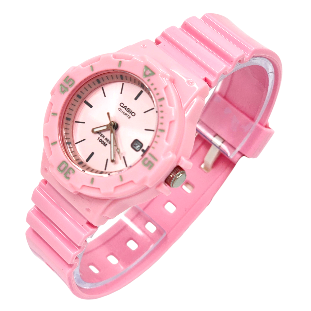 Reloj Pulsera Casio LRW-200H-4E4V Con Correa De Resina Color Rosa-2