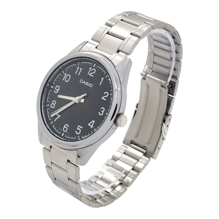 Reloj Casio Hombre MTP-V005D-1B acero fondo negro-2