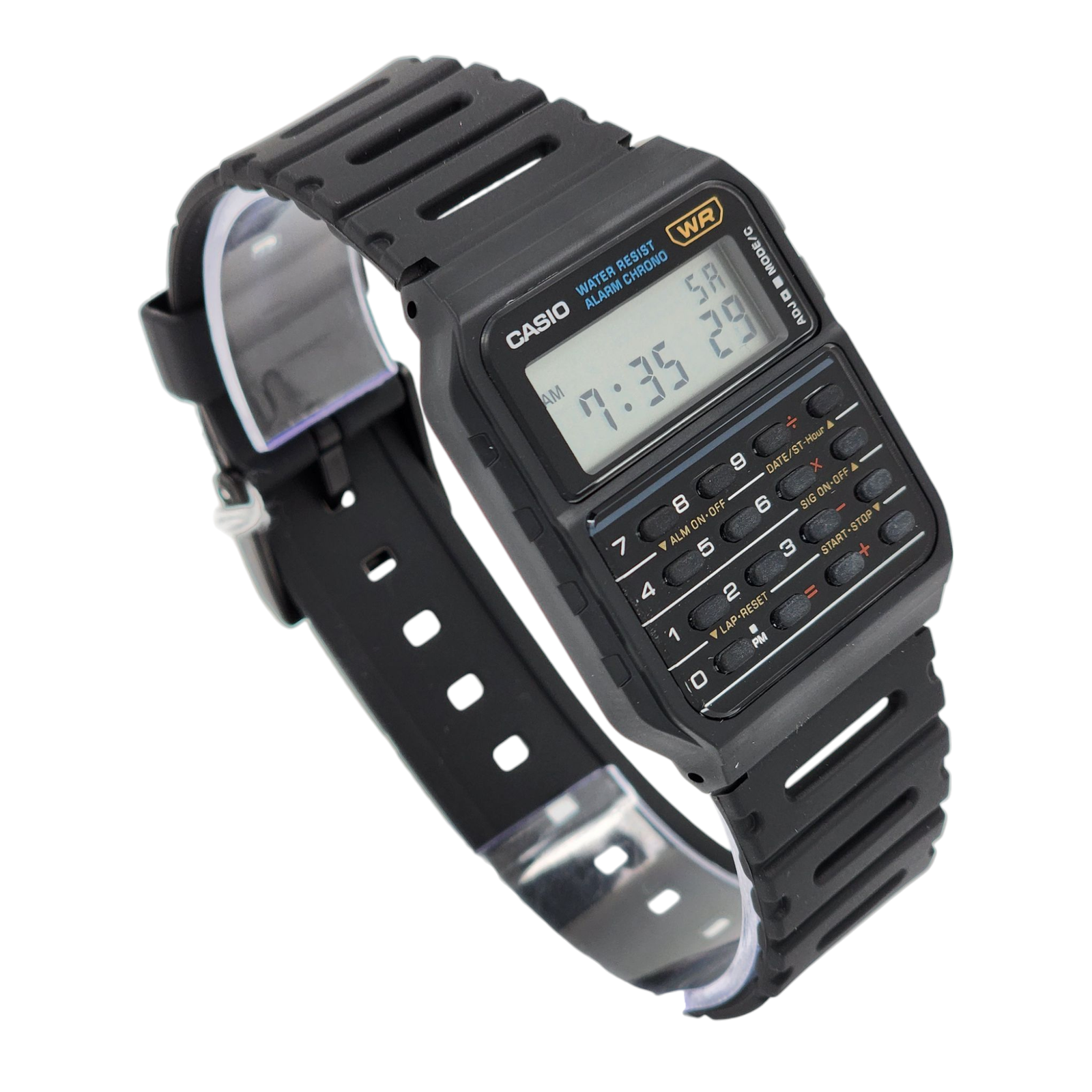Reloj Calculadora Casio Ca-53w-1 Retro Vintage Clasico negro resina-4