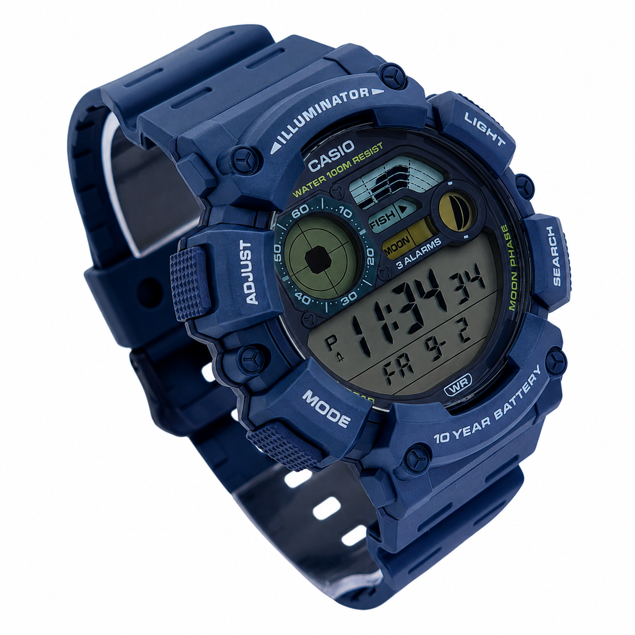 Reloj de pulsera Casio caballero WS-1500H-2AV azul-2