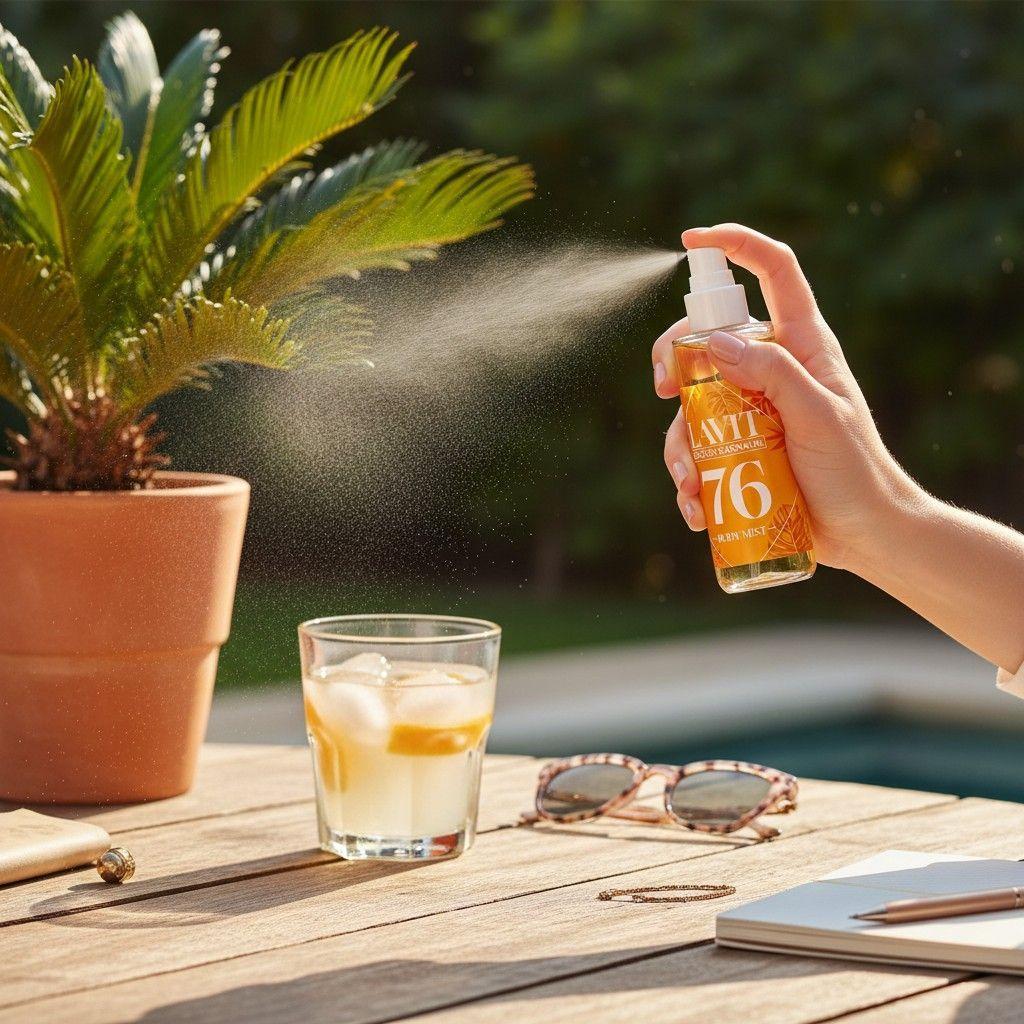 Splash body mist B076 lavit amarillo edición carnaval 100ml-3