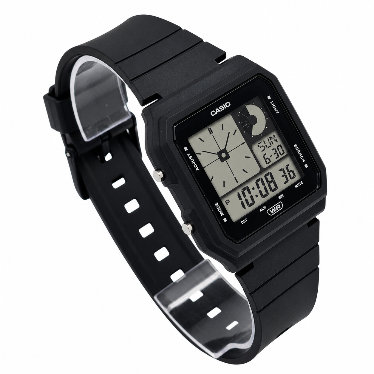 Reloj Casio unisex LF-20W-1A negro en resina-2