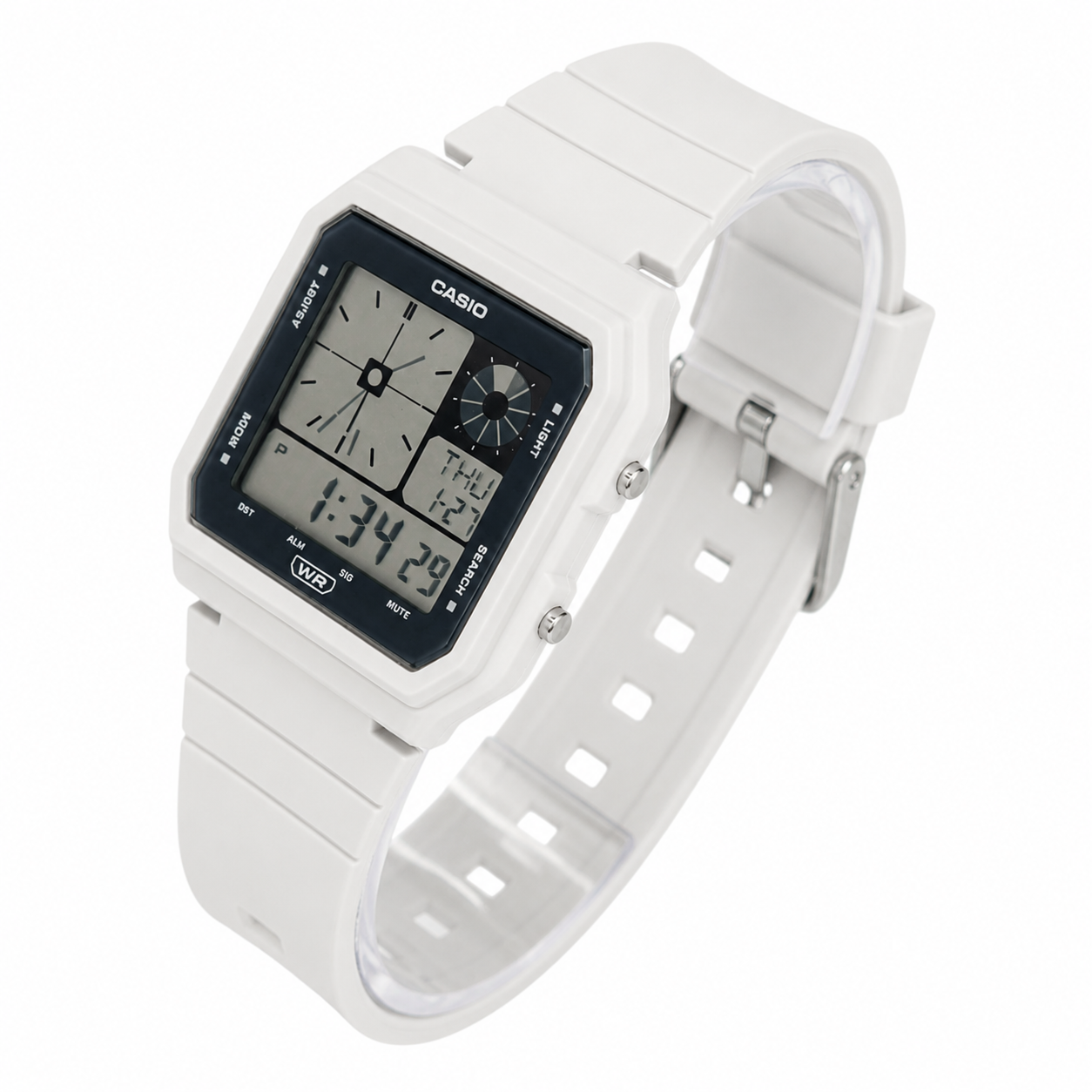 Reloj Casio unisex LF-20W-8A blanco en resina-2