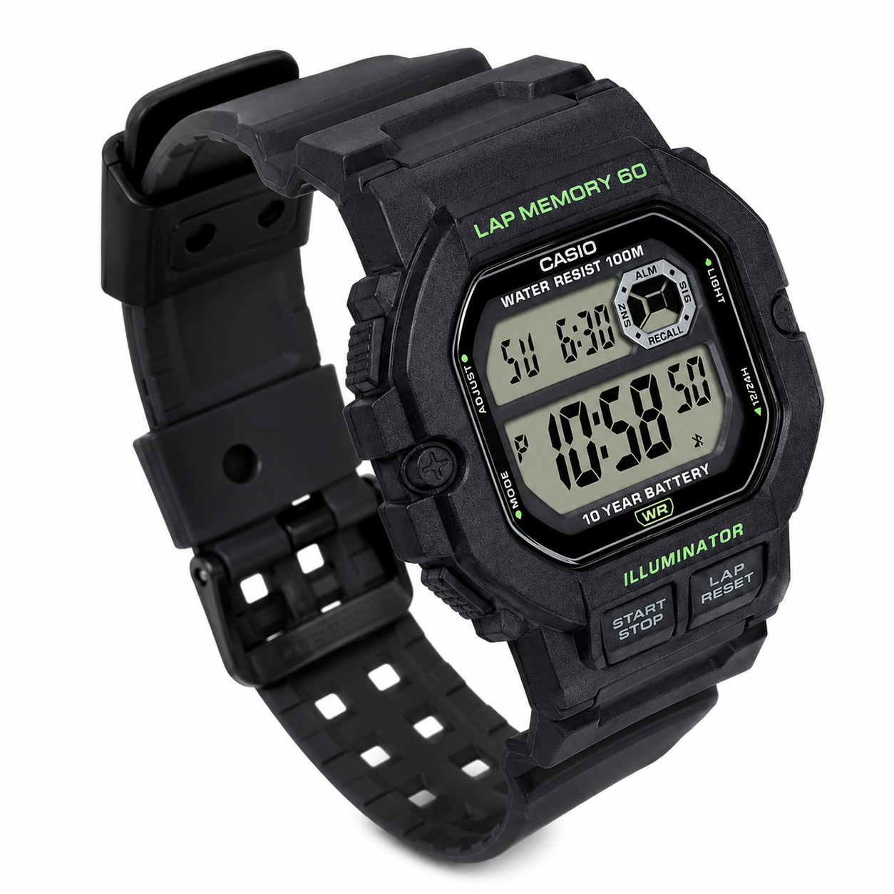 Reloj de pulsera Casio caballero WS-1400H-1AV negro-2