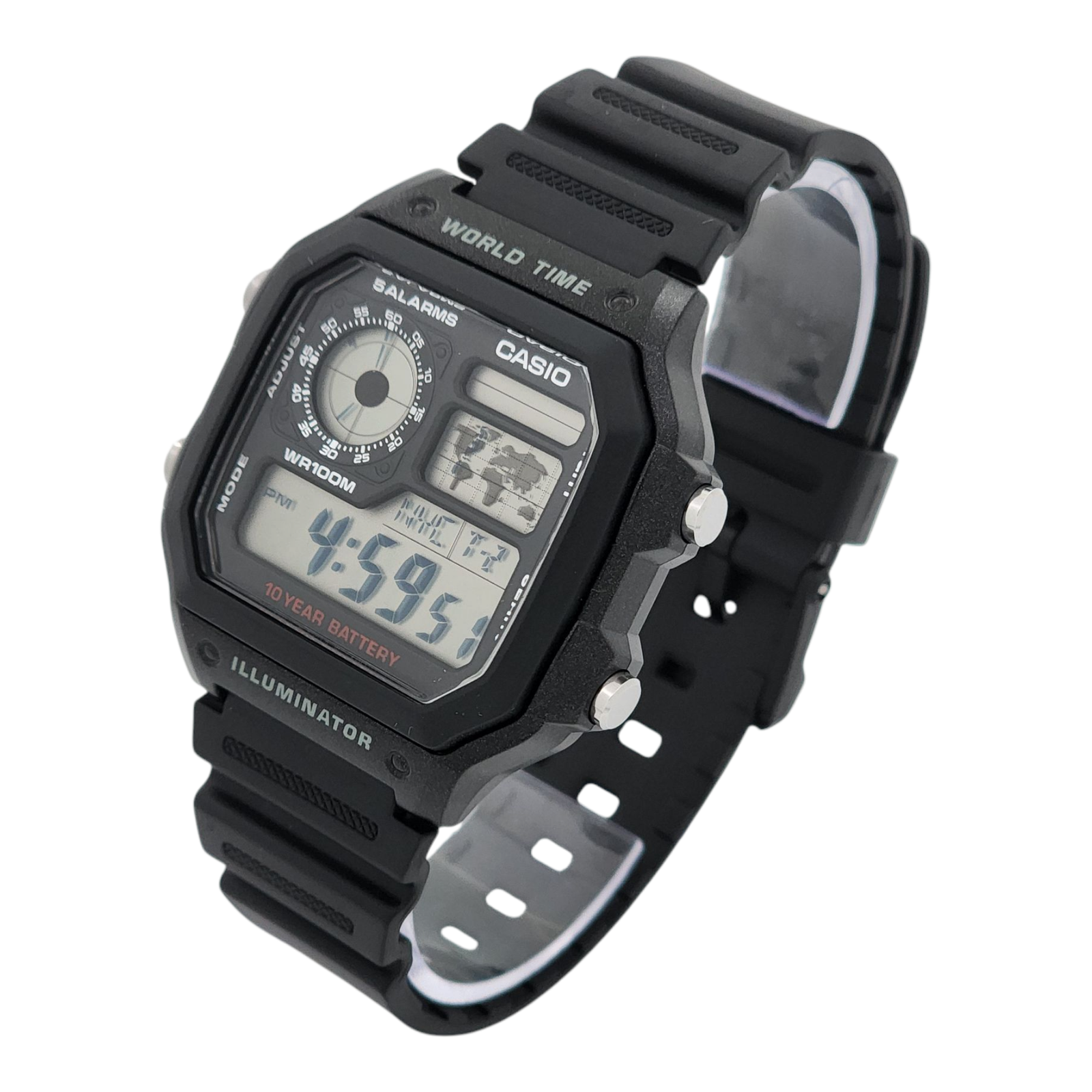 Reloj Pulsera Digital Casio AE-1200WH-1AV Negro resina-2