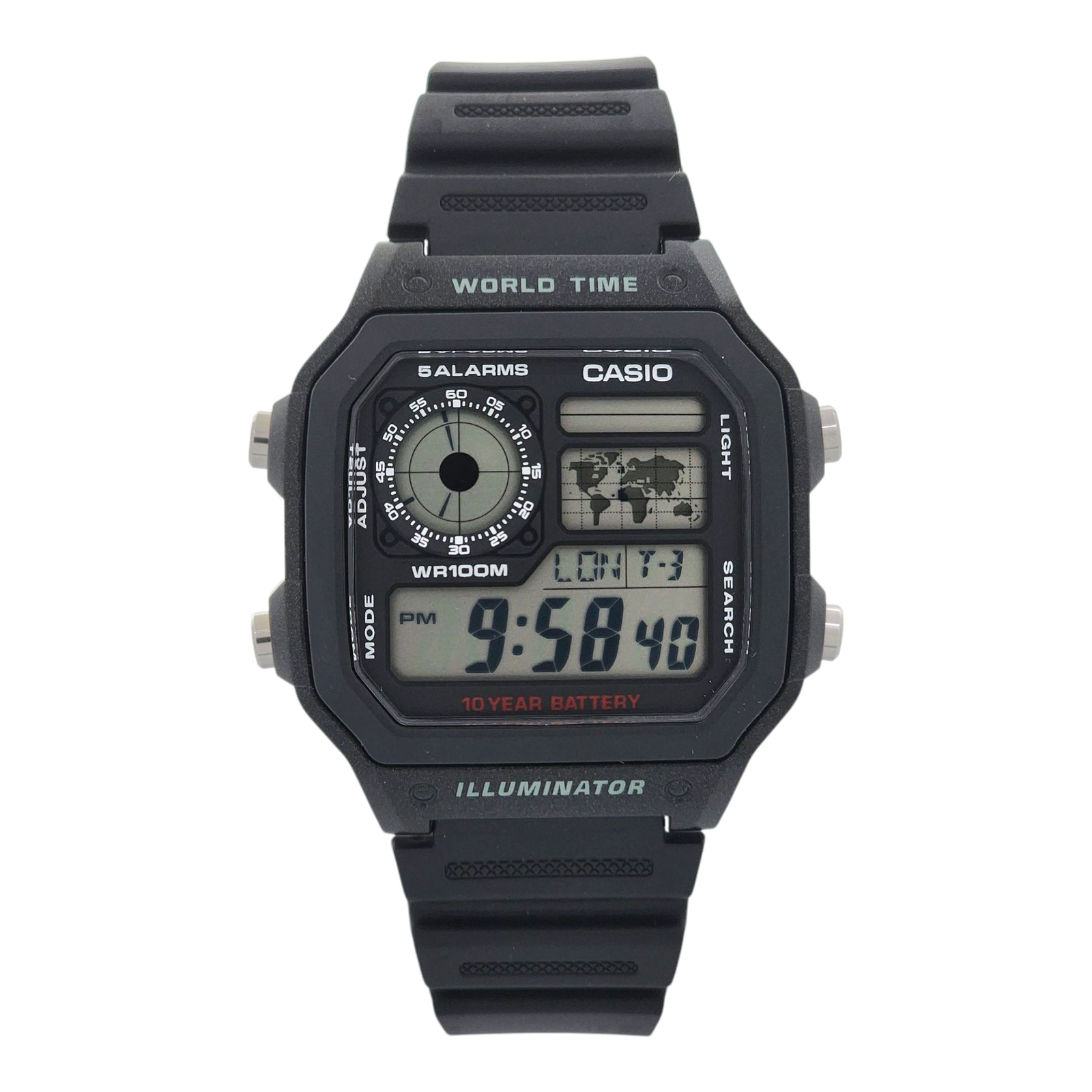 Reloj Pulsera Digital Casio AE-1200WH-1AV Negro resina-3