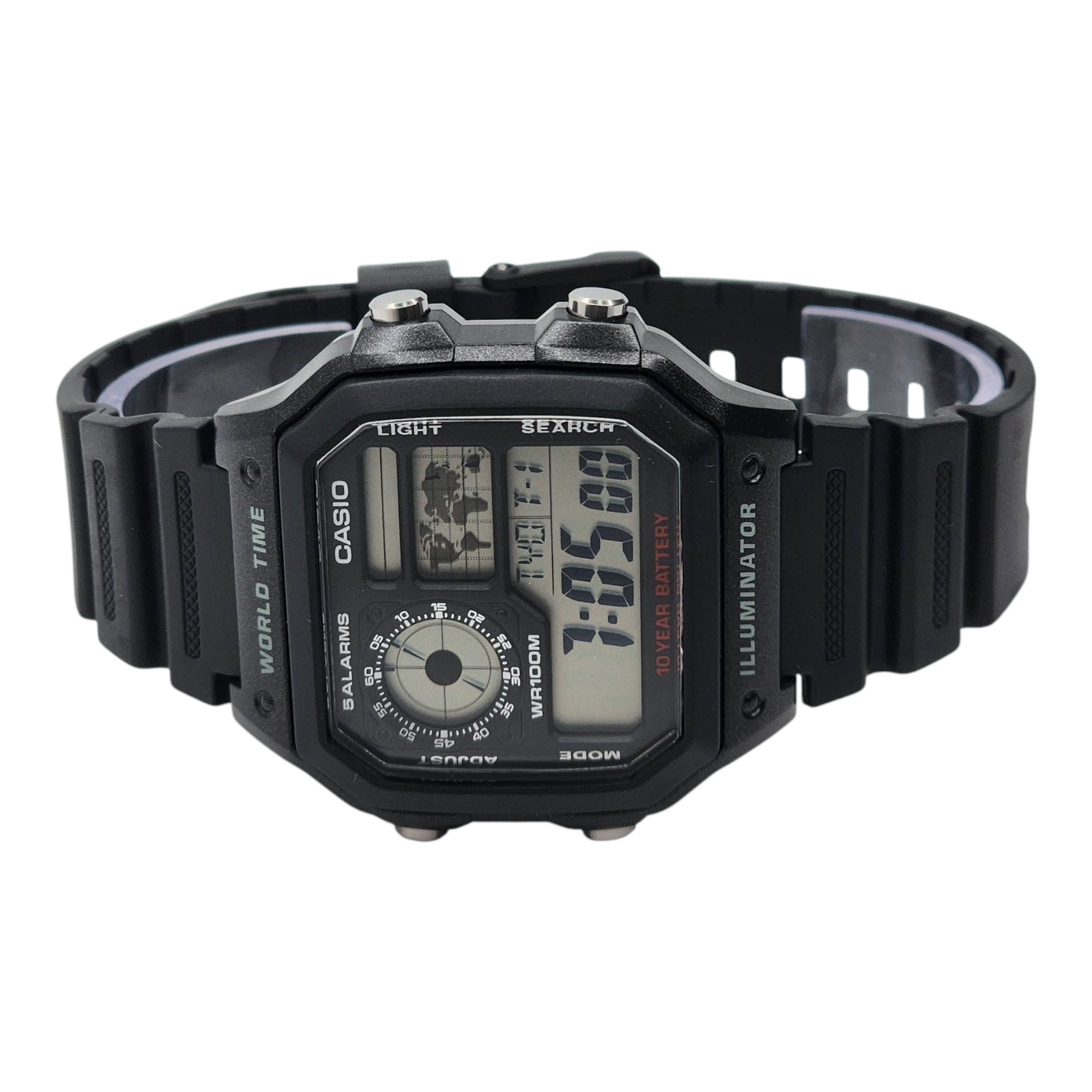 Reloj Pulsera Digital Casio AE-1200WH-1AV Negro resina-5
