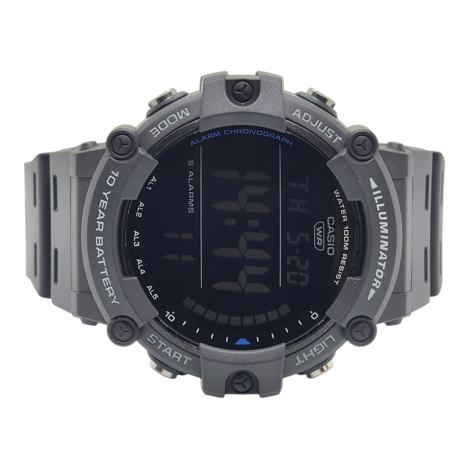 Reloj Casio AE-1500WH-8BV deportivo correa resina negro esfera fondo negro-3
