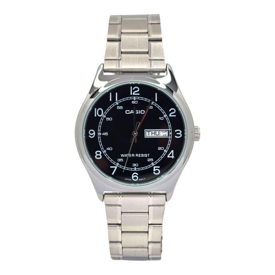 Reloj Casio caballero MTP-V006D-1B2 acero inoxidable-0