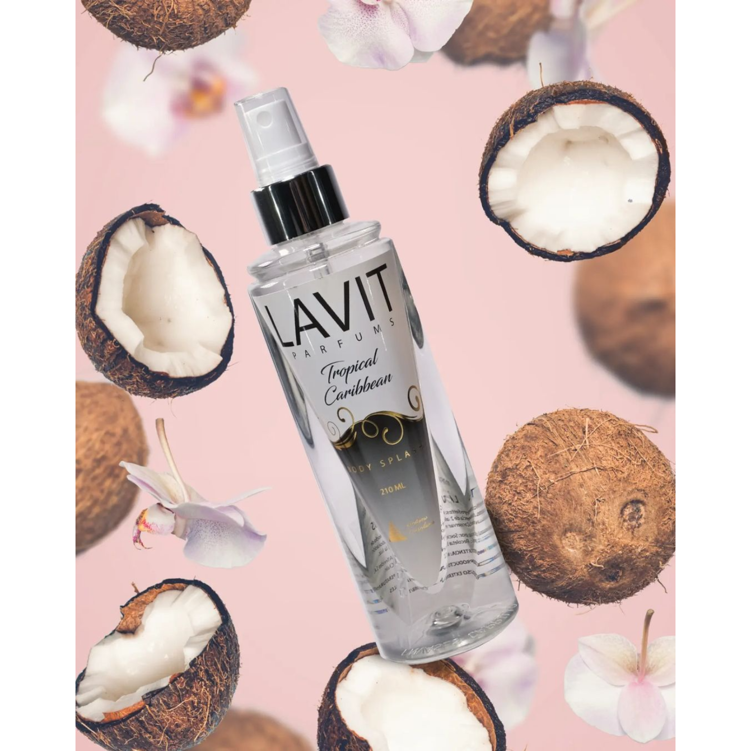 Body Splash Lavit Coconut Tropical 210ml-2
