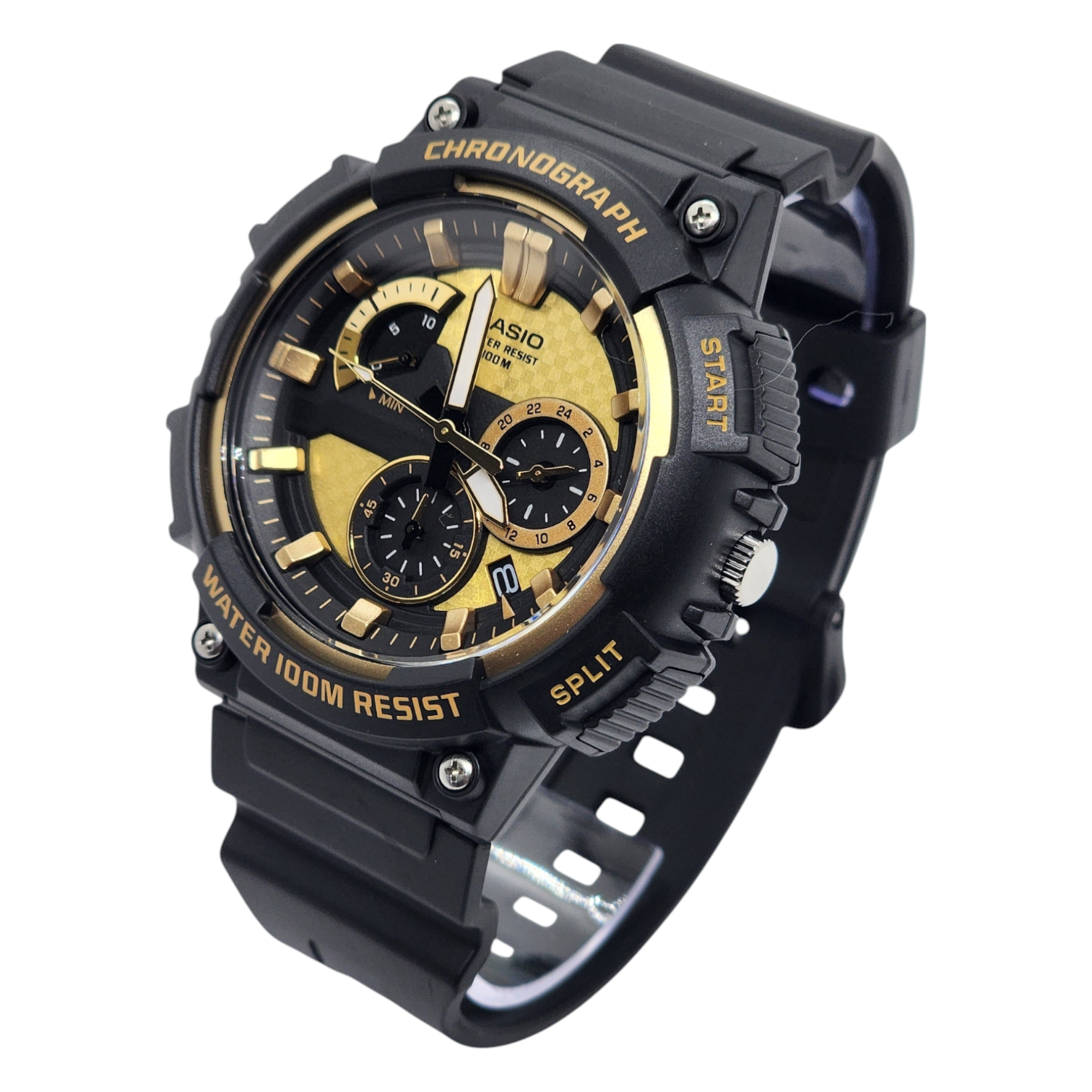 Reloj Casio Mcw-200h-9av Hombre - Dorado resina-2