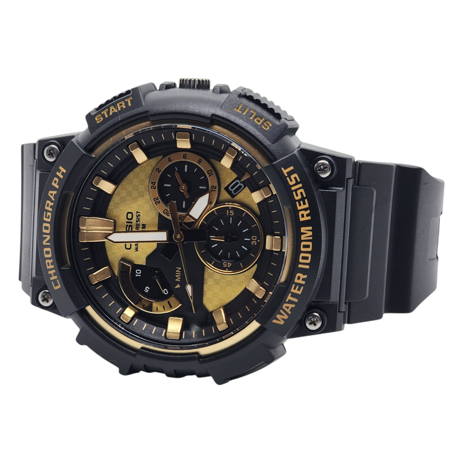 Reloj Casio Mcw-200h-9av Hombre - Dorado resina-3