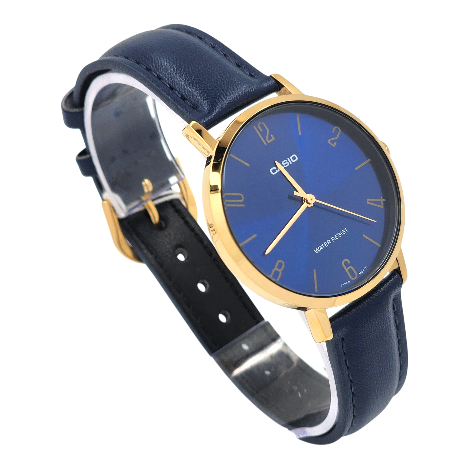 Reloj Casio Mujer Análogo LTP-VT01GL-2B Cuero Azul-2